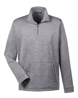 Devon & Jones Men's Newbury Mélange Fleece Quarter-Zip Devon & Jones