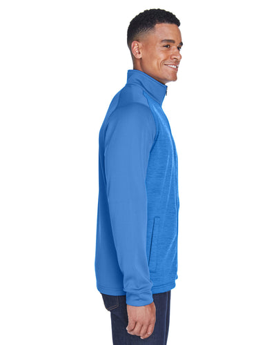 Devon & Jones Men's Newbury Colorblock Mélange Fleece Full-Zip