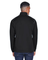 Devon & Jones Men's Newbury Colorblock Mélange Fleece Full-Zip Devon & Jones