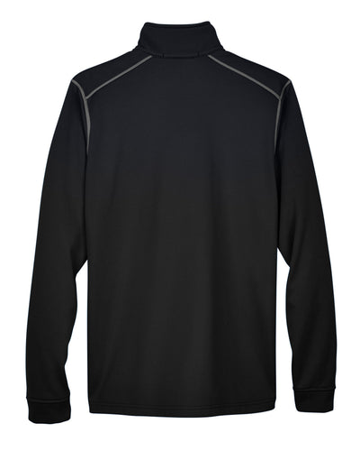 Devon & Jones Men's Newbury Colorblock Mélange Fleece Full-Zip