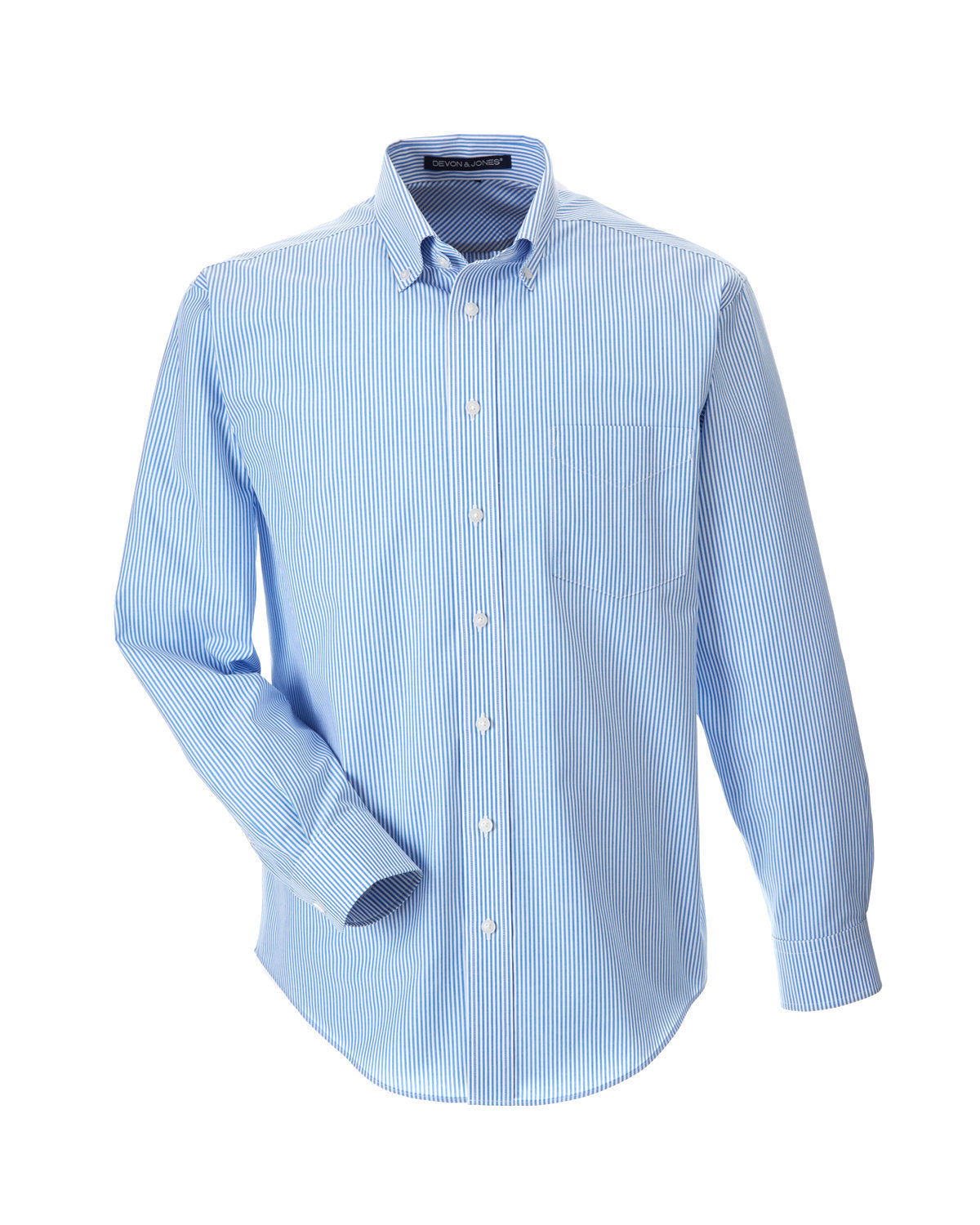 Devon & Jones Men's Crown Woven Collection™ Banker Stripe Devon & Jones