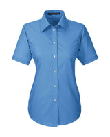 Devon & Jones Ladies' Crown Woven Collection™ Solid Broadcloth Short-Sleeve Shirt Devon & Jones
