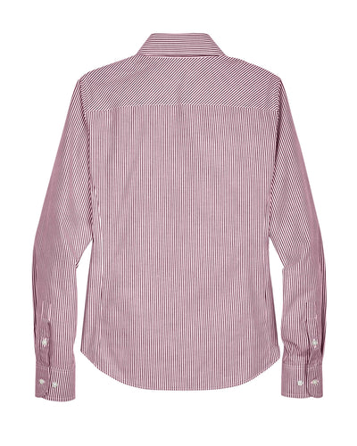Devon & Jones Ladies' Crown Woven Collection™ Banker Stripe