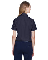 Devon & Jones Ladies' Crown Woven Collection™ Solid Broadcloth Short-Sleeve Shirt Devon & Jones