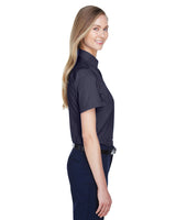 Devon & Jones Ladies' Crown Woven Collection™ Solid Broadcloth Short-Sleeve Shirt Devon & Jones