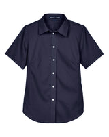 Devon & Jones Ladies' Crown Woven Collection™ Solid Broadcloth Short-Sleeve Shirt Devon & Jones