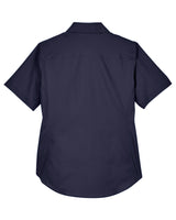 Devon & Jones Ladies' Crown Woven Collection™ Solid Broadcloth Short-Sleeve Shirt Devon & Jones