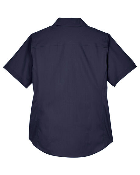 Devon & Jones Ladies' Crown Woven Collection™ Solid Broadcloth Short-Sleeve Shirt Devon & Jones
