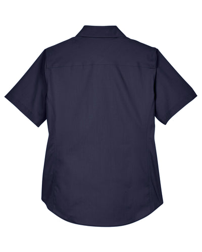 Devon & Jones Ladies' Crown Woven Collection™ Solid Broadcloth Short-Sleeve Shirt