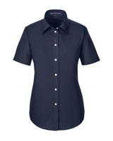 Devon & Jones Ladies' Crown Woven Collection™ Solid Broadcloth Short-Sleeve Shirt Devon & Jones