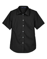 Devon & Jones Ladies' Crown Woven Collection™ Solid Broadcloth Short-Sleeve Shirt Devon & Jones