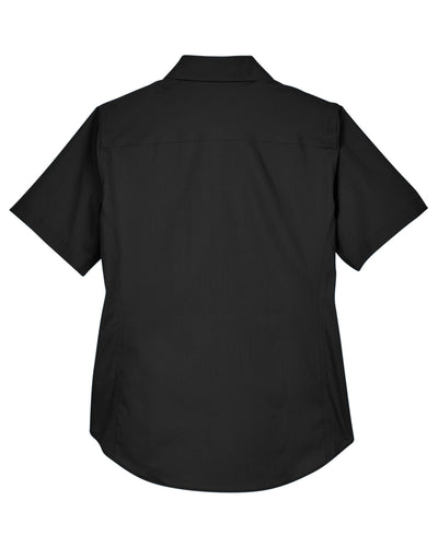 Devon & Jones Ladies' Crown Woven Collection™ Solid Broadcloth Short-Sleeve Shirt