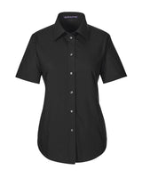 Devon & Jones Ladies' Crown Woven Collection™ Solid Broadcloth Short-Sleeve Shirt Devon & Jones