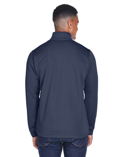Devon & Jones Men's Newbury Colorblock Mélange Fleece Full-Zip