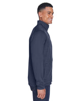 Devon & Jones Men's Newbury Colorblock Mélange Fleece Full-Zip Devon & Jones