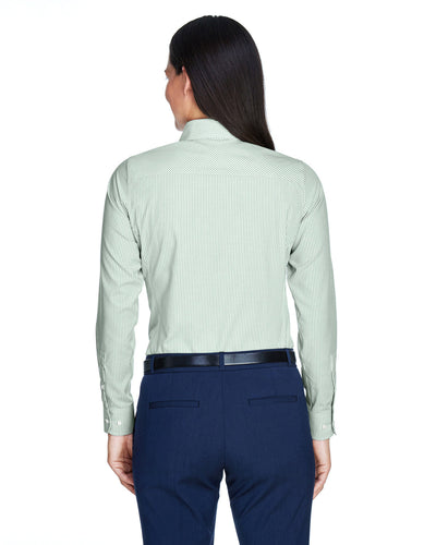Devon & Jones Ladies' Crown Woven Collection™ Banker Stripe