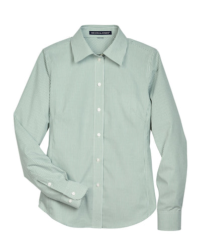 Devon & Jones Ladies' Crown Woven Collection™ Banker Stripe