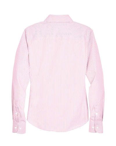 Devon & Jones Ladies' Crown Woven Collection™ Banker Stripe