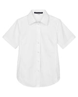 Devon & Jones Ladies' Crown Woven Collection™ Solid Broadcloth Short-Sleeve Shirt Devon & Jones