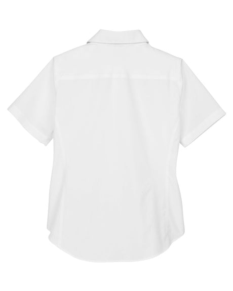 Devon & Jones Ladies' Crown Woven Collection™ Solid Broadcloth Short-Sleeve Shirt Devon & Jones