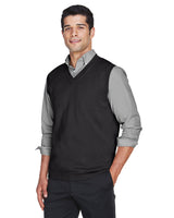 Devon & Jones Adult V-Neck Vest Devon & Jones
