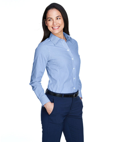 Devon & Jones Ladies' Crown Woven Collection™ Banker Stripe