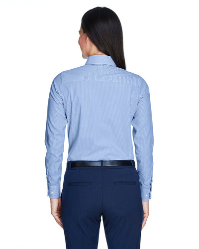 Devon & Jones Ladies' Crown Woven Collection™ Banker Stripe