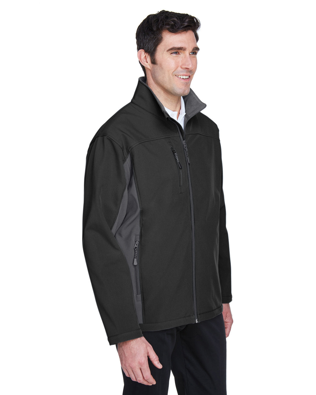 Devon & Jones Men's Soft Shell Colorblock Jacket Devon & Jones