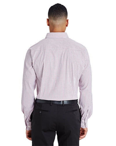 Devon & Jones CrownLux Performance™ Men's Micro Windowpane Shirt