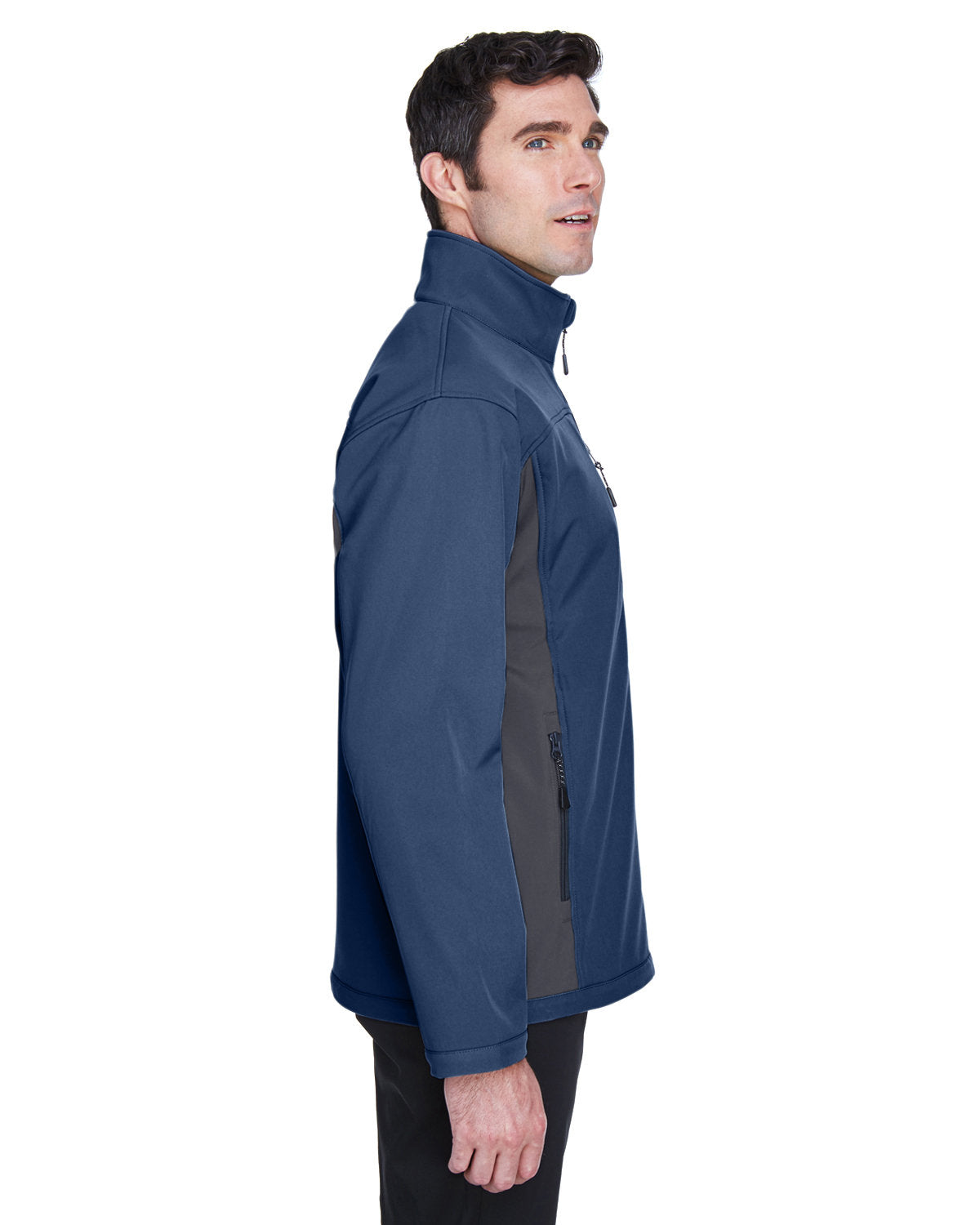 Devon & Jones Men's Soft Shell Colorblock Jacket Devon & Jones