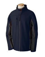 Devon & Jones Men's Soft Shell Colorblock Jacket Devon & Jones