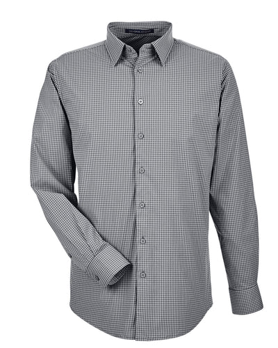 Devon & Jones CrownLux Performance™ Men's Tonal Mini Check Shirt