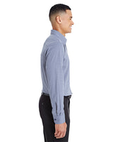 Devon & Jones CrownLux Performance™ Men's Tonal Mini Check Shirt Devon & Jones