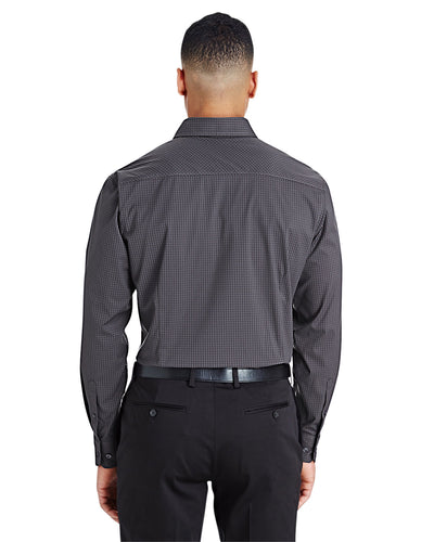 Devon & Jones CrownLux Performance™ Men's Tonal Mini Check Shirt
