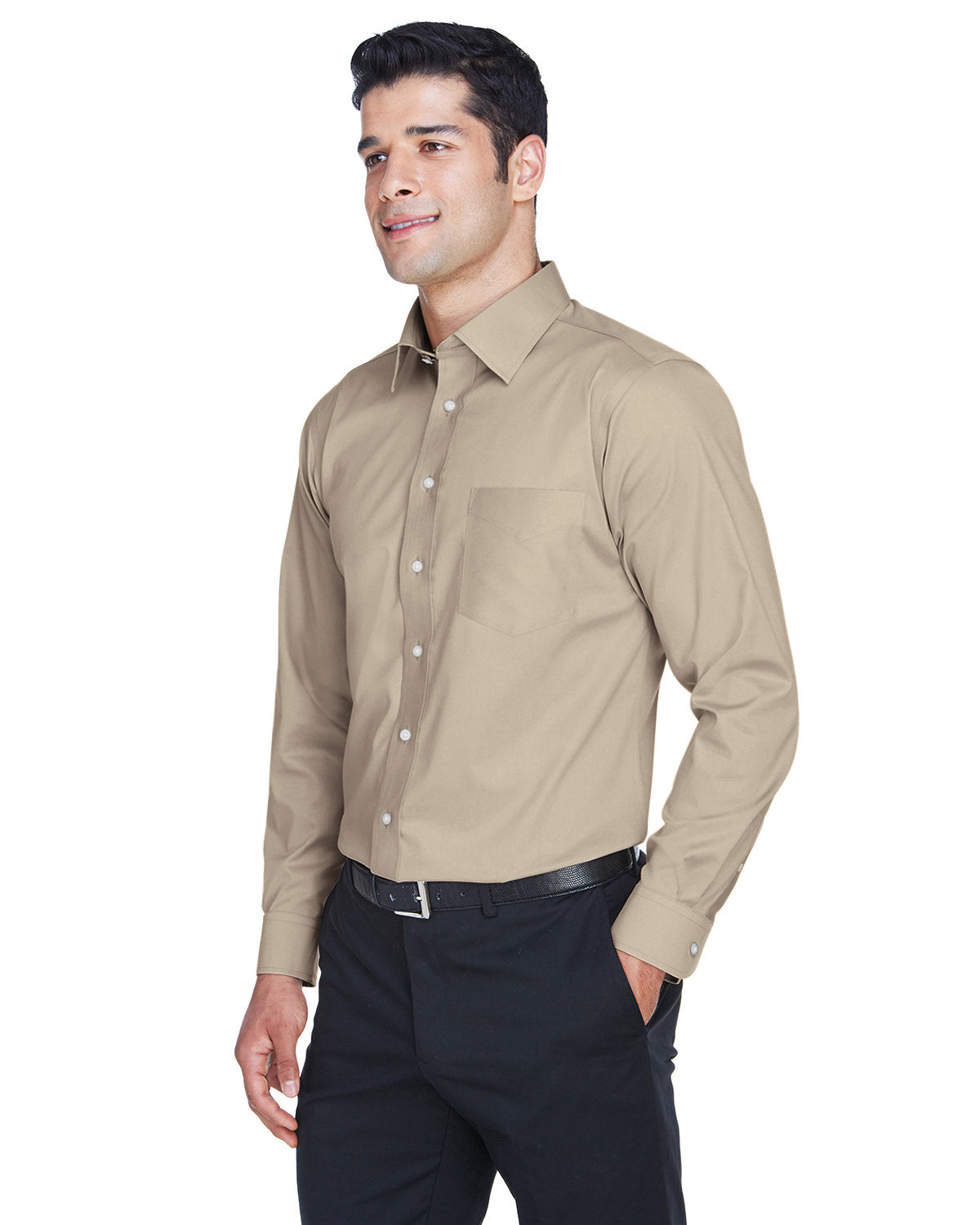 Devon & Jones Men's Crown Woven Collection™ Solid Stretch Twill Devon & Jones