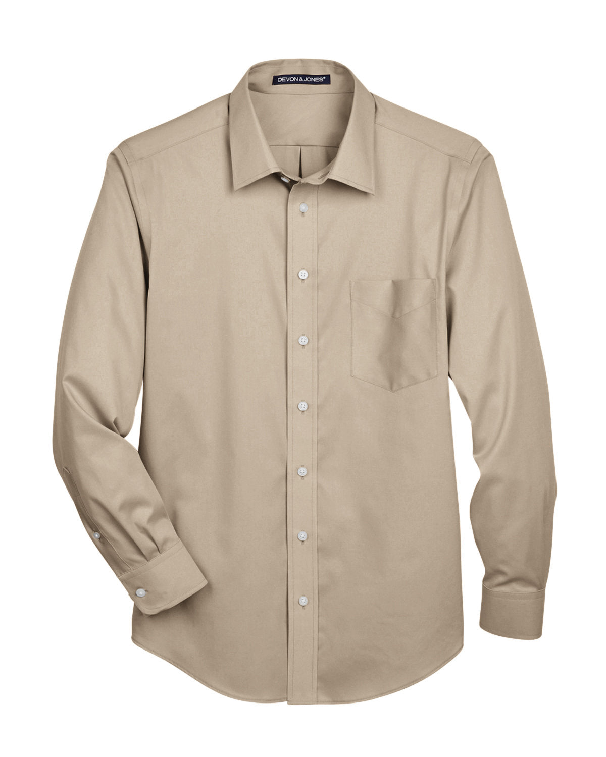 Devon & Jones Men's Crown Woven Collection™ Solid Stretch Twill Devon & Jones