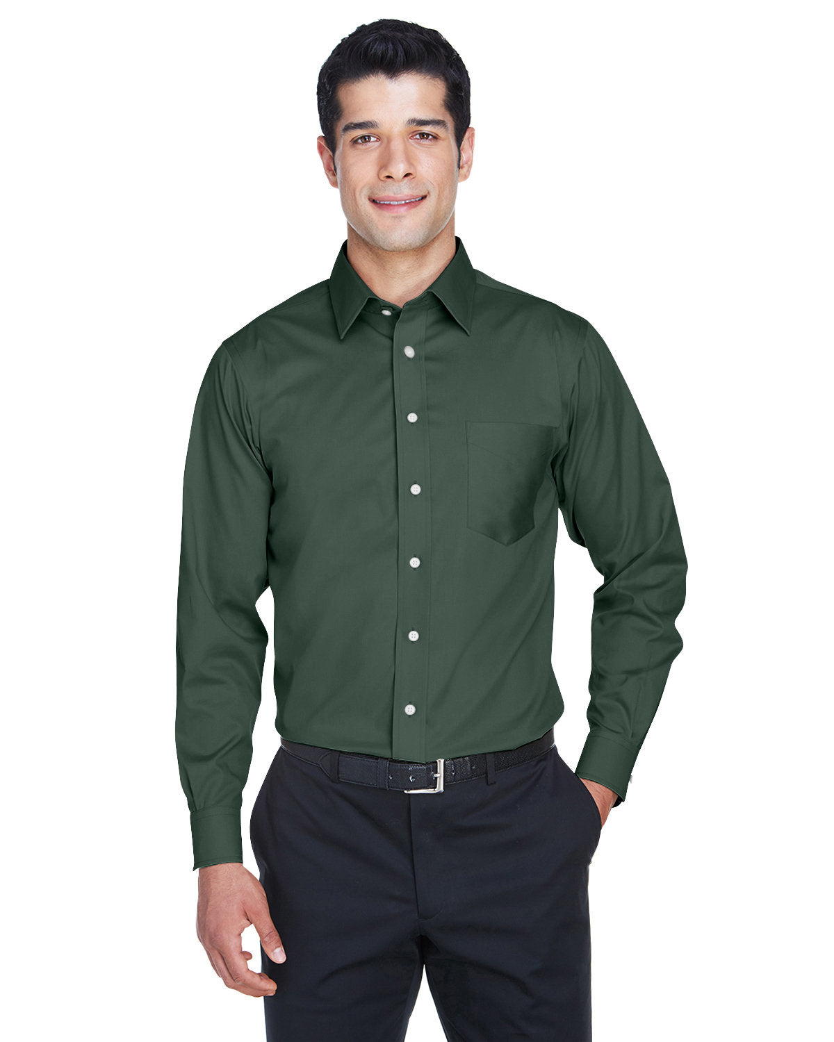 Devon & Jones Men's Crown Woven Collection™ Solid Stretch Twill Devon & Jones