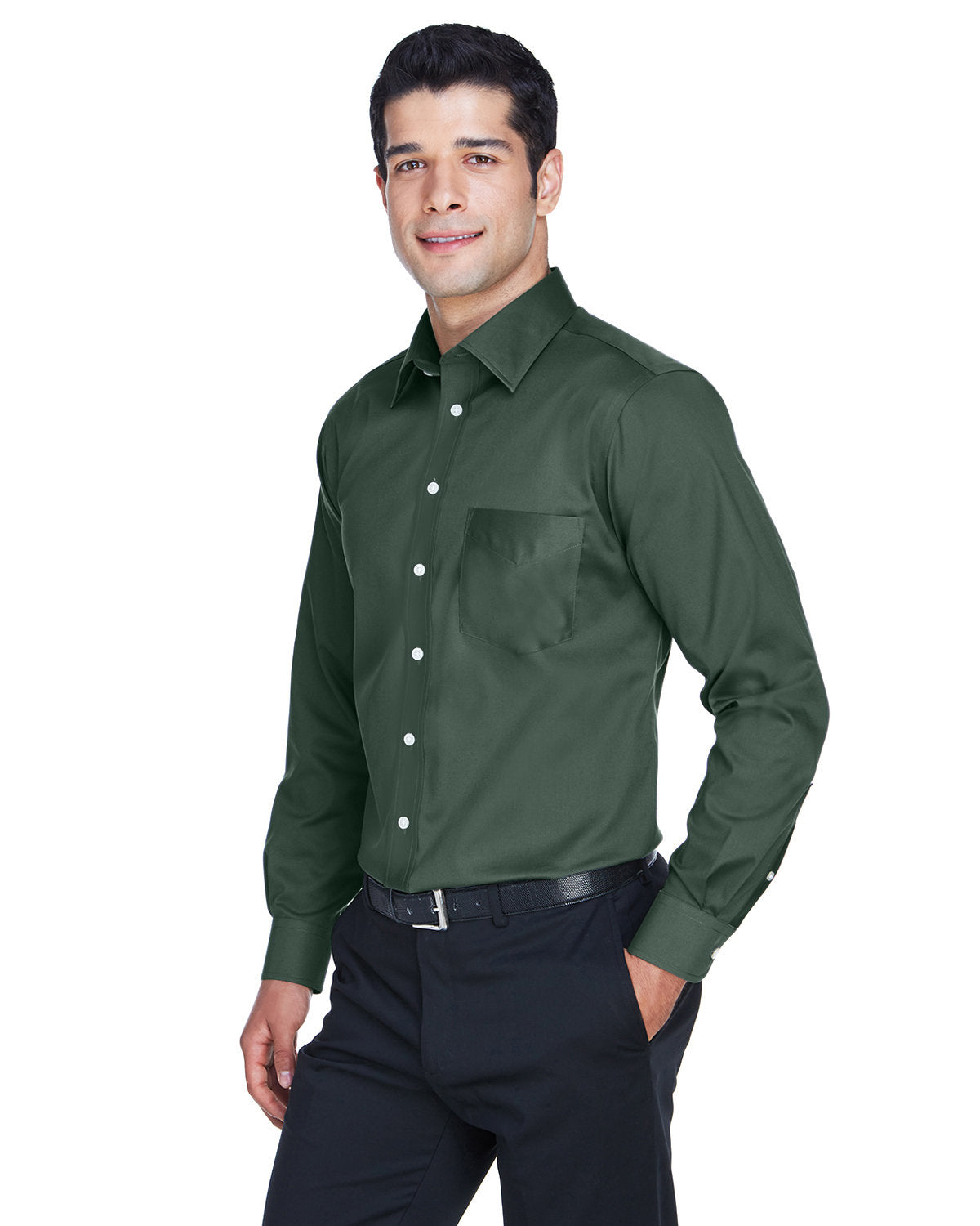 Devon & Jones Men's Crown Woven Collection™ Solid Stretch Twill Devon & Jones