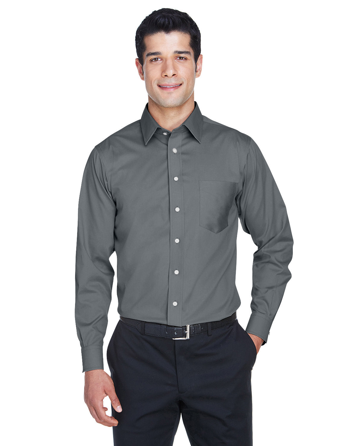 Devon & Jones Men's Crown Woven Collection™ Solid Stretch Twill Devon & Jones