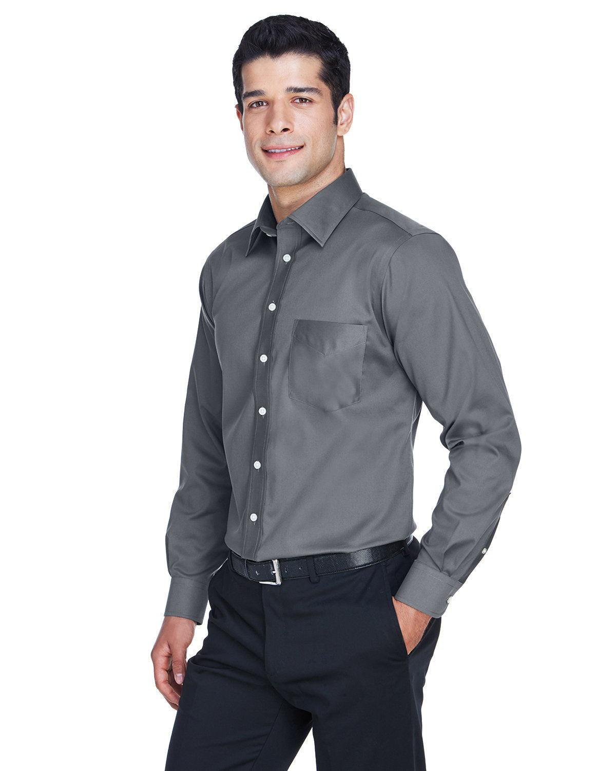 Devon & Jones Men's Crown Woven Collection™ Solid Stretch Twill Devon & Jones