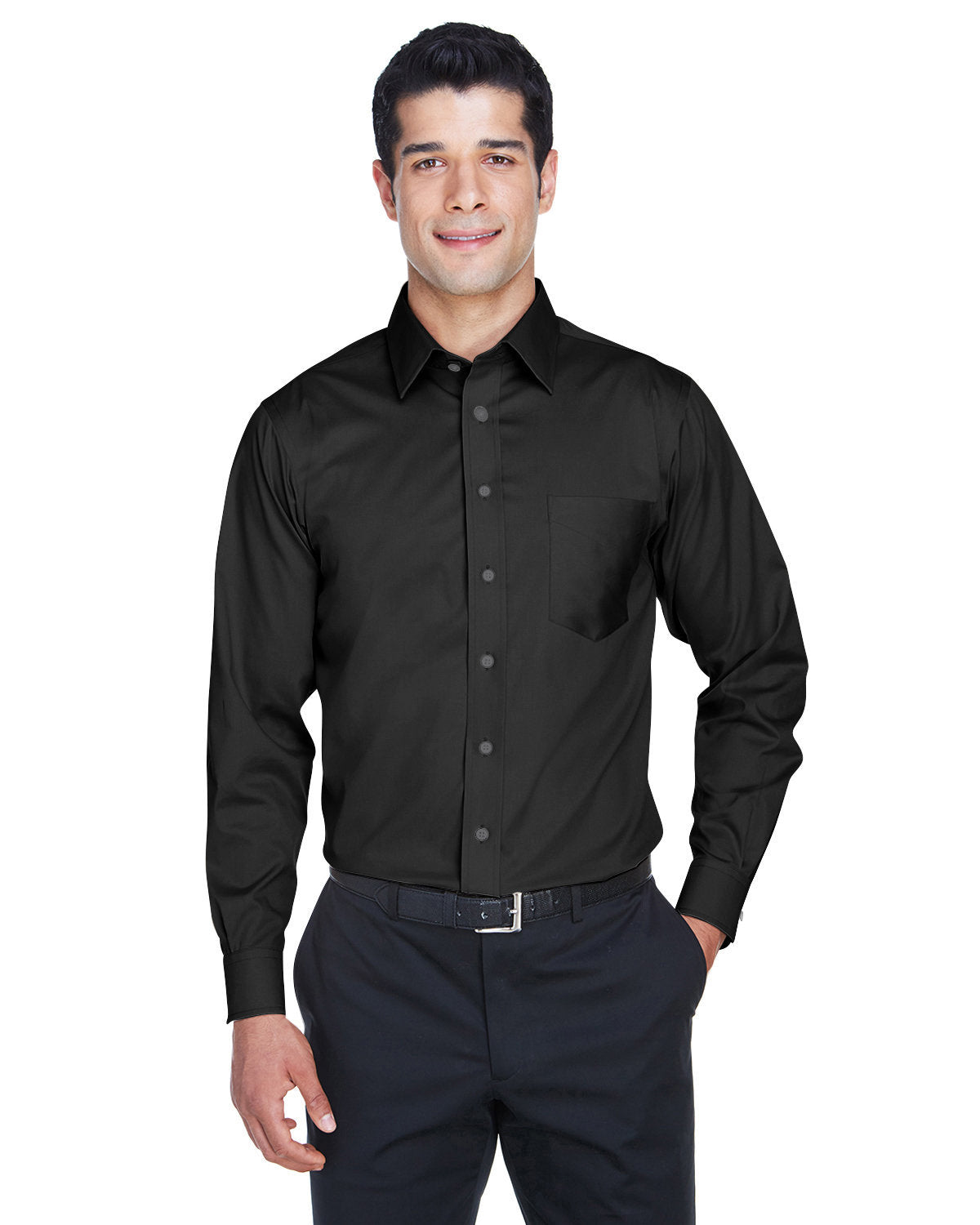 Devon & Jones Men's Crown Woven Collection™ Solid Stretch Twill Devon & Jones