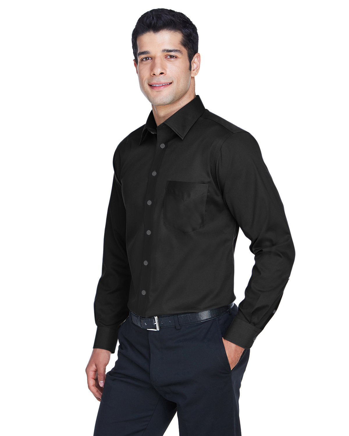 Devon & Jones Men's Crown Woven Collection™ Solid Stretch Twill Devon & Jones