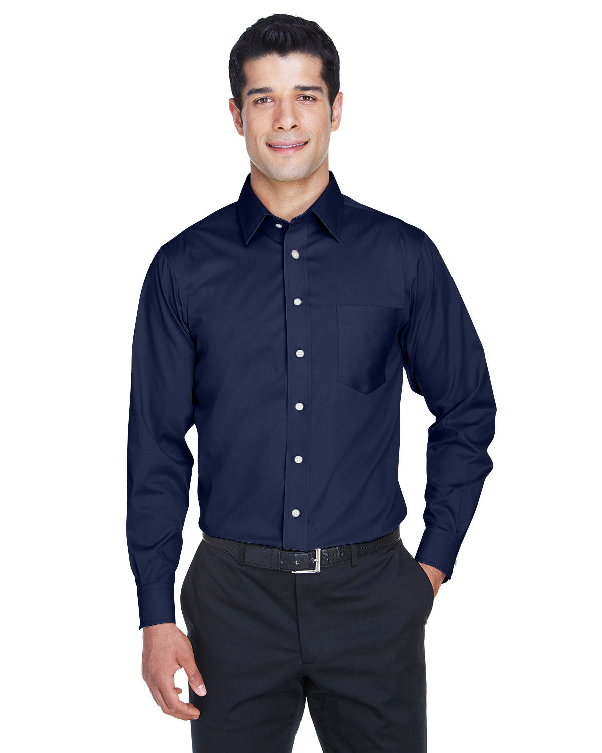 Devon & Jones Men's Crown Woven Collection™ Solid Stretch Twill Devon & Jones
