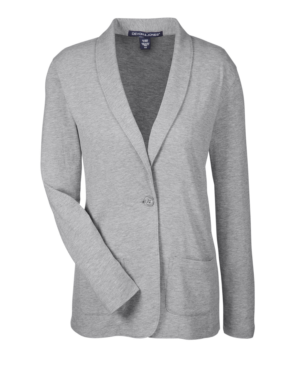 Devon & Jones Ladies' Perfect Fit™ Shawl Collar Cardigan Devon & Jones