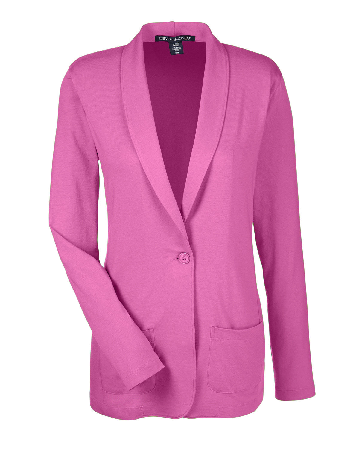 Devon & Jones Ladies' Perfect Fit™ Shawl Collar Cardigan Devon & Jones