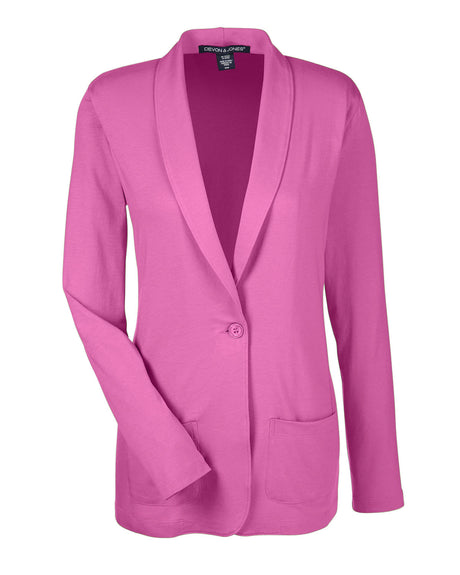 Devon & Jones Ladies' Perfect Fit™ Shawl Collar Cardigan Devon & Jones