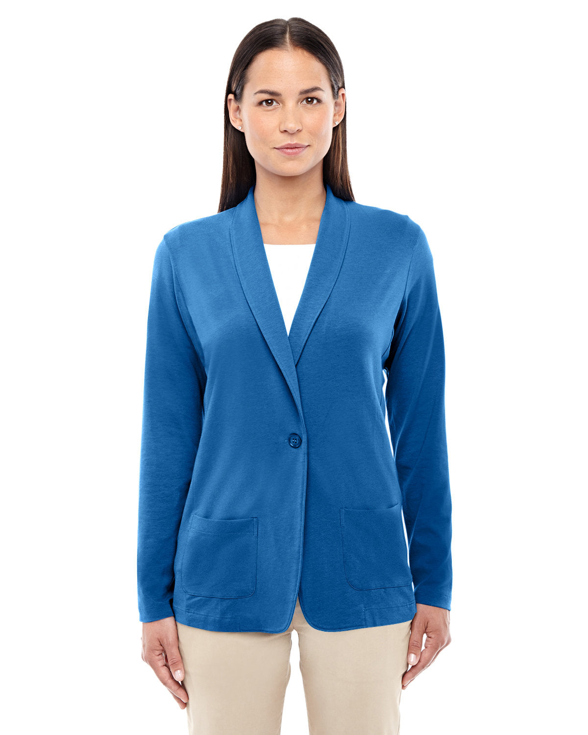 Devon & Jones Ladies' Perfect Fit™ Shawl Collar Cardigan Devon & Jones