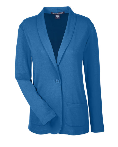 Devon & Jones Ladies' Perfect Fit™ Shawl Collar Cardigan Devon & Jones