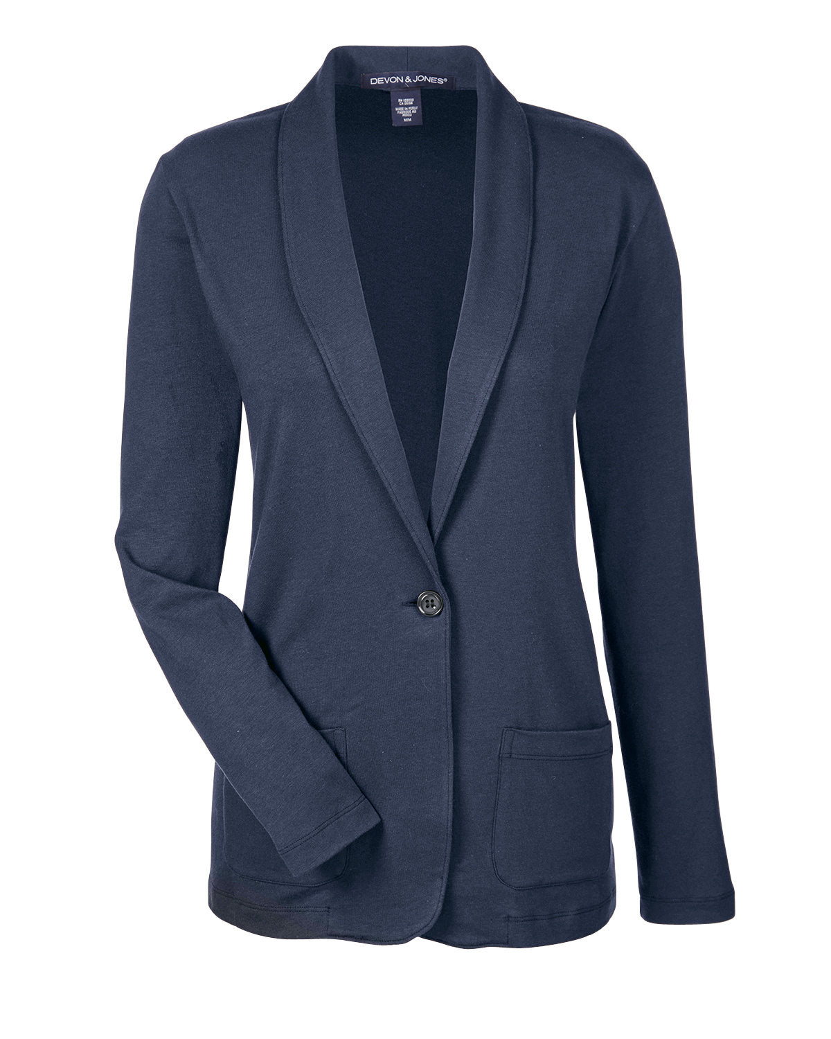 Devon & Jones Ladies' Perfect Fit™ Shawl Collar Cardigan Devon & Jones