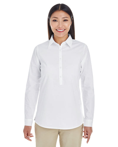 Devon & Jones Ladies' Perfect Fit™ Half-Placket Tunic Top